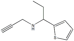 prop-2-yn-1-yl[1-(thiophen-2-yl)propyl]amine Struktur