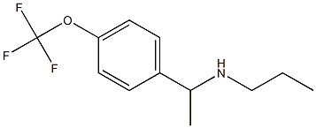 propyl({1-[4-(trifluoromethoxy)phenyl]ethyl})amine Struktur