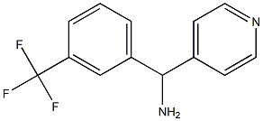 pyridin-4-yl[3-(trifluoromethyl)phenyl]methanamine Struktur