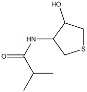 Propanamide,  2-methyl-N-(tetrahydro-4-hydroxy-3-thienyl)- Struktur