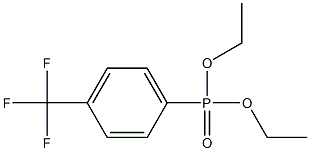 DIETHYL 4-(TRIFLUOROMETHYL)PHENYLPHOSPHONATE Struktur