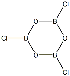 2,4,6-trichloro-1,3,5,2,4,6-trioxatriborinane Struktur