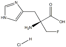 a-(Fluoromethyl)-L-histidine Hydrochloride Struktur