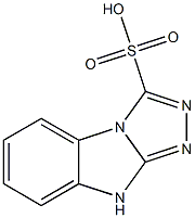 9H-[1,2,4]triazolo[4,3-a]benzimidazole-3-sulfonic acid Struktur