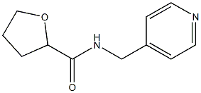 N-(4-pyridinylmethyl)tetrahydro-2-furancarboxamide Struktur