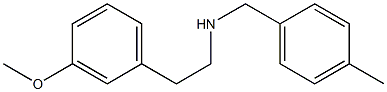 2-(3-methoxyphenyl)-N-(4-methylbenzyl)ethanamine Struktur