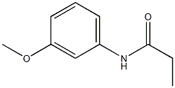 N-(3-methoxyphenyl)propanamide Struktur