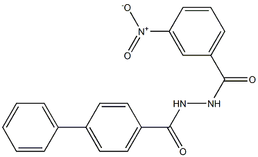 N'-([1,1'-biphenyl]-4-ylcarbonyl)-3-nitrobenzohydrazide Struktur