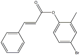 4-bromo-2-methylphenyl (E)-3-phenyl-2-propenoate Struktur