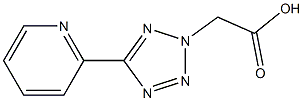 (5-pyridin-2-yl-2H-tetrazol-2-yl)acetic acid Struktur