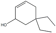 5,5-Diethyl-2-cyclohexen-1-ol Struktur