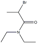 N,N-Diethyl-2-bromopropionamide Struktur