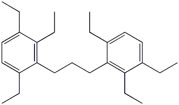 3,3'-(1,3-Propanediyl)bis(1,2,4-triethylbenzene) Struktur