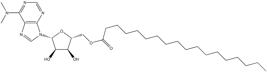 N,N-Dimethyl-5'-O-stearoyladenosine Struktur