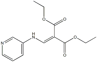 2-[(3-Pyridylamino)methylene]malonic acid diethyl ester Struktur