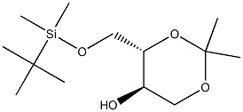 (2R,3S)-4-(tert-Butyldimethylsilyloxy)-1,3-isopropylidenebisoxybutan-2-ol Struktur