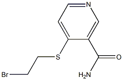 4-(2-Bromoethylthio)nicotinamide Struktur