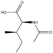 (2S,3R)-2-(Acetylamino)-3-methylpentanoic acid Struktur