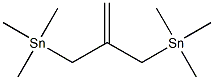 2-Methylene-1,3-bis(trimethylstannyl)propane Struktur