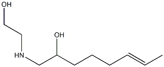 1-[(2-Hydroxyethyl)amino]-6-octen-2-ol Struktur