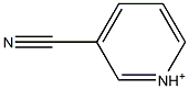 3-Cyanopyridinium Struktur