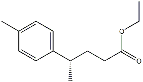 [S,(+)]-4-p-Tolylvaleric acid ethyl ester Struktur