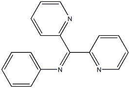 N-Phenylbis(2-pyridyl)methaneimine Struktur