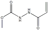 1-Acryloyl-2-methoxycarbonylhydrazine Struktur