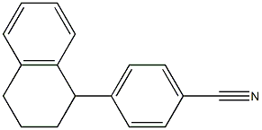 4-(Tetralin-1-yl)benzonitrile Struktur