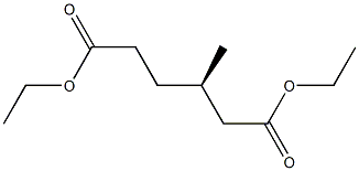 (R)-3-Methyladipic acid diethyl ester Struktur