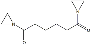 1,1'-Tetramethylenebis(carbonyl)bisaziridine Struktur