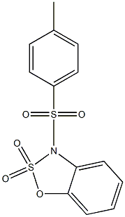 3-[(4-Methylphenyl)sulfonyl]-3H-1,2,3-benzoxathiazole 2,2-dioxide Struktur