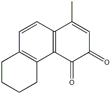 5,6,7,8-Tetrahydro-1-methylphenanthrene-3,4-dione Struktur