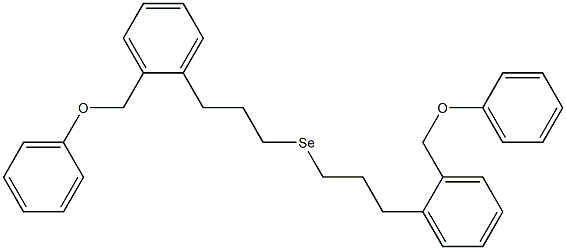 [2-(Phenoxymethyl)phenethyl]methyl selenide Struktur