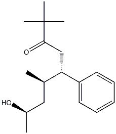 (5S)-5-[(2R,4R)-4-Hydroxypentan-2-yl]-2,2-dimethyl-5-phenylpentan-3-one Struktur