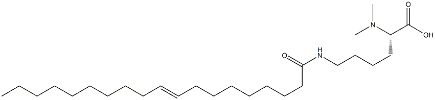 N6-(9-Nonadecenoyl)-N2,N2-dimethyllysine Struktur