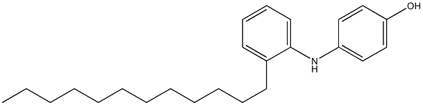 2'-Dodecyl[iminobisbenzen]-4-ol Struktur