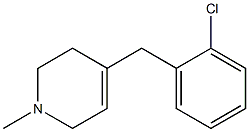 1,2,3,6-Tetrahydro-1-methyl-4-(2-chlorobenzyl)pyridine Struktur