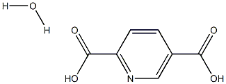 Pyridine-2,5-dicarboxylic acid hydrate Struktur