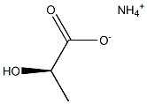 [R,(+)]-2-Hydroxypropionic acid ammonium salt Struktur