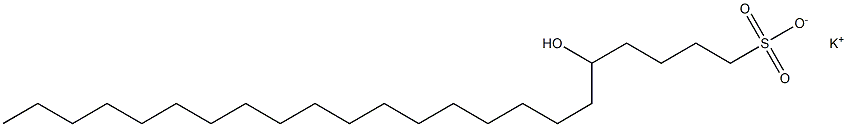 5-Hydroxytricosane-1-sulfonic acid potassium salt Struktur