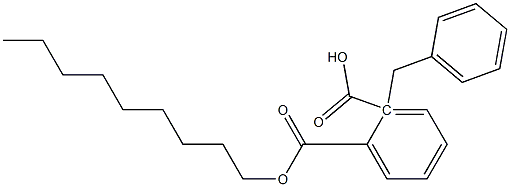 Phthalic acid 1-nonyl 2-benzyl ester Struktur