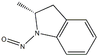 (2R)-2,3-Dihydro-2-methyl-1-nitroso-1H-indole Struktur