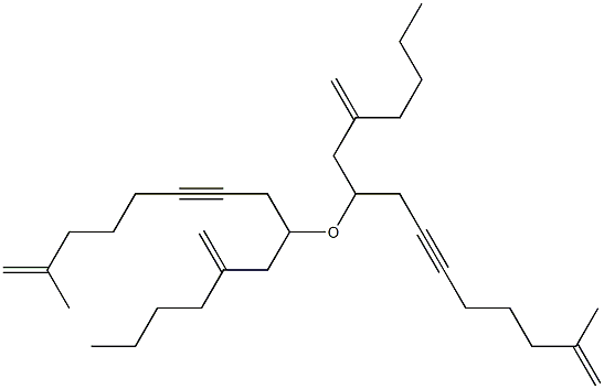 (2-Butylallyl)(8-methylene-3-nonynyl) ether Struktur