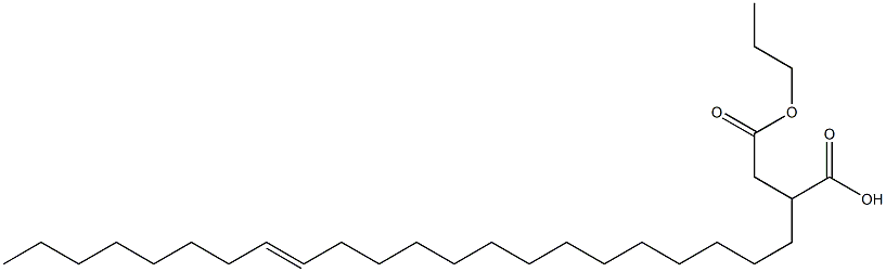 2-(14-Docosenyl)succinic acid 1-hydrogen 4-propyl ester Struktur