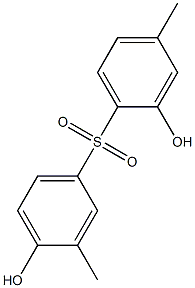 2,4'-Dihydroxy-3',4-dimethyl[sulfonylbisbenzene] Struktur