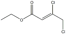 3,4-Dichlorocrotonic acid ethyl ester Struktur