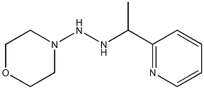 1-[1-(2-Pyridinyl)ethyl]-2-morpholinohydrazine Struktur