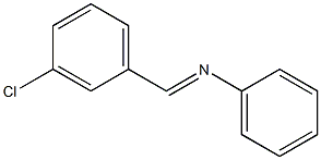 N-Phenyl-3-chlorobenzylideneamine Struktur