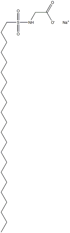 N-Docosylsulfonylglycine sodium salt Struktur